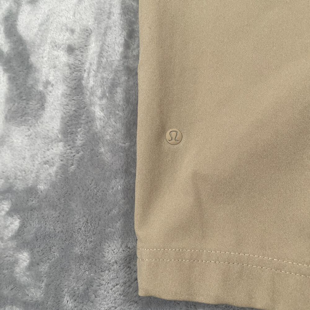Lululemon Shorts Mens 38 Tan Chino Stretch Casual Basic Everyday Commuter - Picture 3 of 12